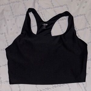 Old Navy Black Racerback Sports Bra